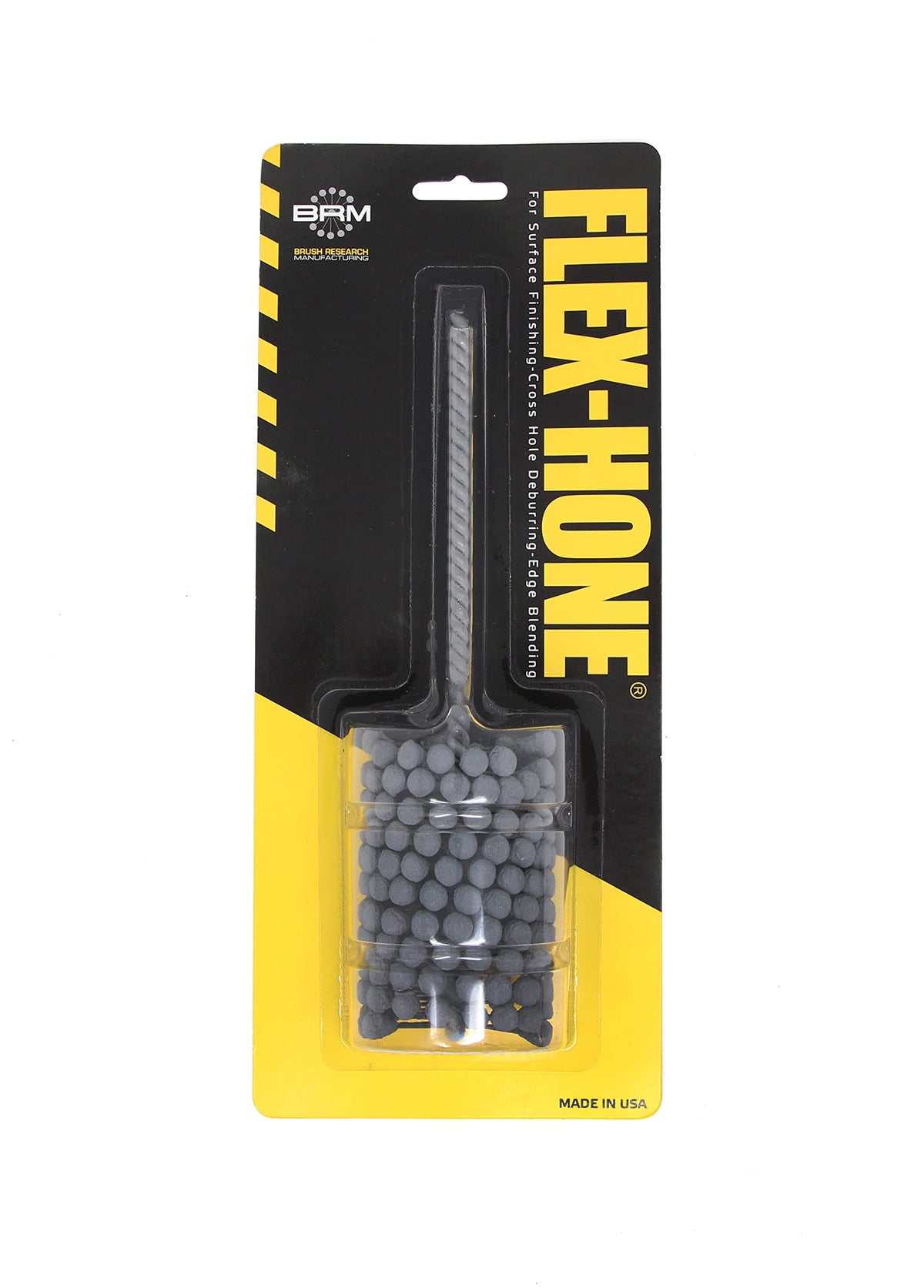 Brush Research BC15812 FLEX-HONE®, 1-5/8" (41.3mm) Diameter, 120 Grit, Silicon Carbide, For Mild Steel, Stainless Steel, Cast Iron and Softer Ferrous Materials