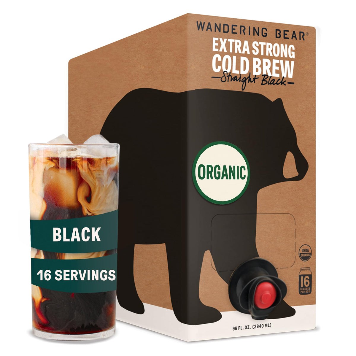 Wandering Bear Organic Caramel Cold Brew On Tap - 96 fl oz, Iced Coffee