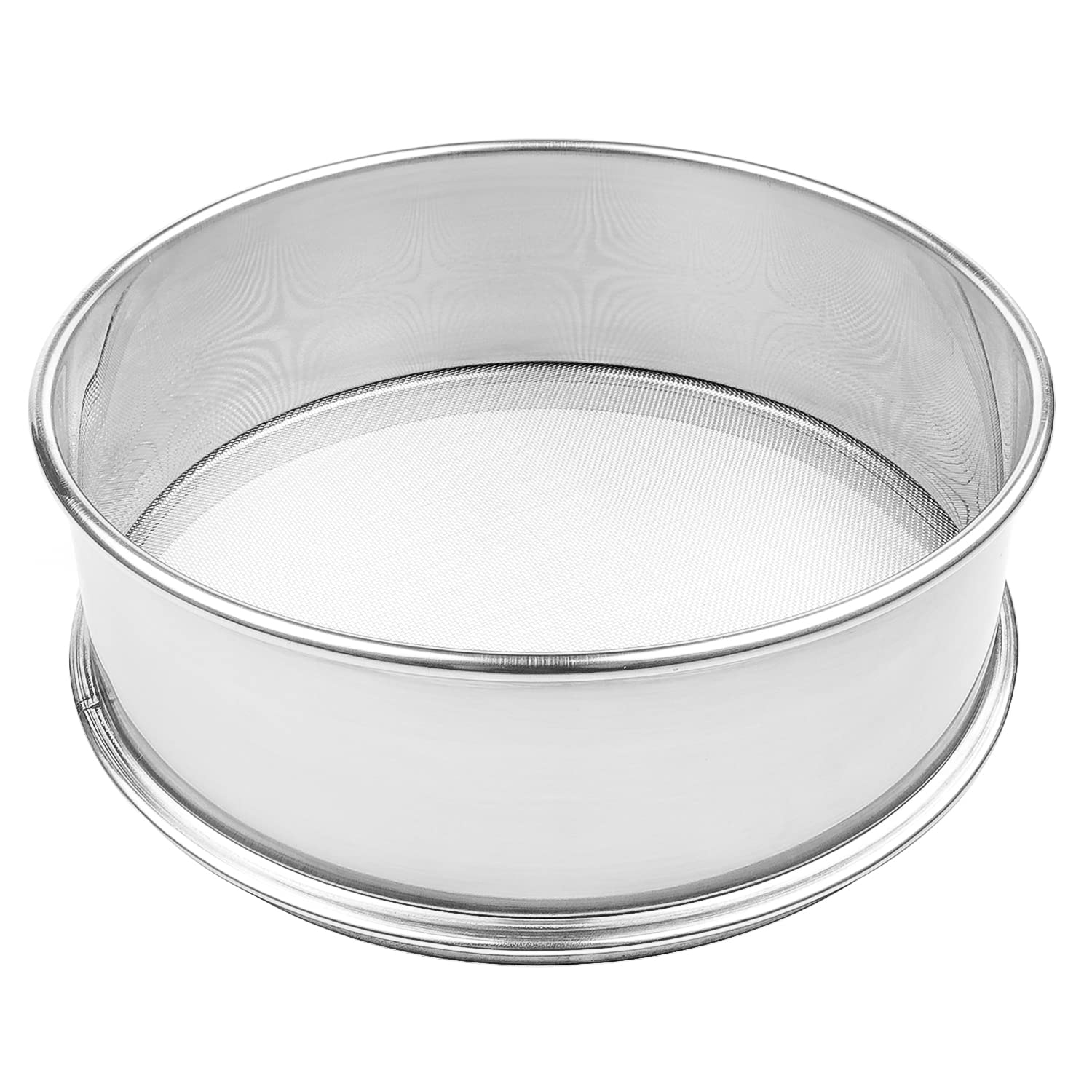 Vollum Stainless Steel Flour Sifter Fine Mesh Round Baking Sieve