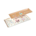 Bico Pastel Gingerbread Man Gnomes Ceramic Rectangular Serving Platters Set of 2, 14 Inch, Microwave & Dishwasher Safe, Large and Medium Platters for Appetizers, Cheese, Salad, Pasta