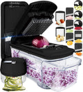 Fullstar Pro XL Vegetable Chopper & Mandoline Slicer w Pull-Out Catch Tray