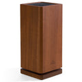 Universal Magnetic Knife Block, 360° Rotating Acacia Wood Knife Holder