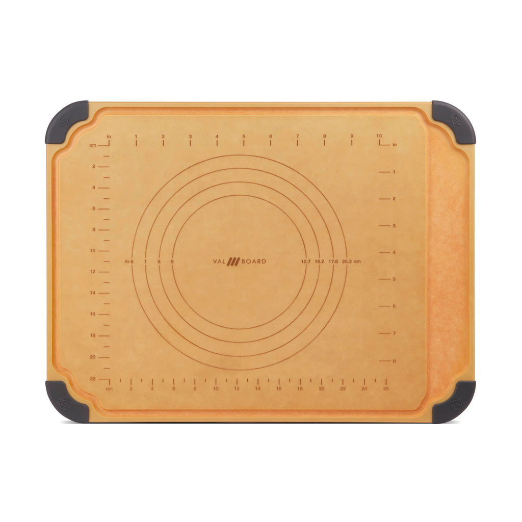 VAL CUCINA Wood Cutting Boards for Kitchen, Reversible Chopping Boards with Juice Grooves Non Slip Feet, Natural Wood Fiber, Dishwasher Safe, Eco-Friendly, Juice Grooves,BPA Free