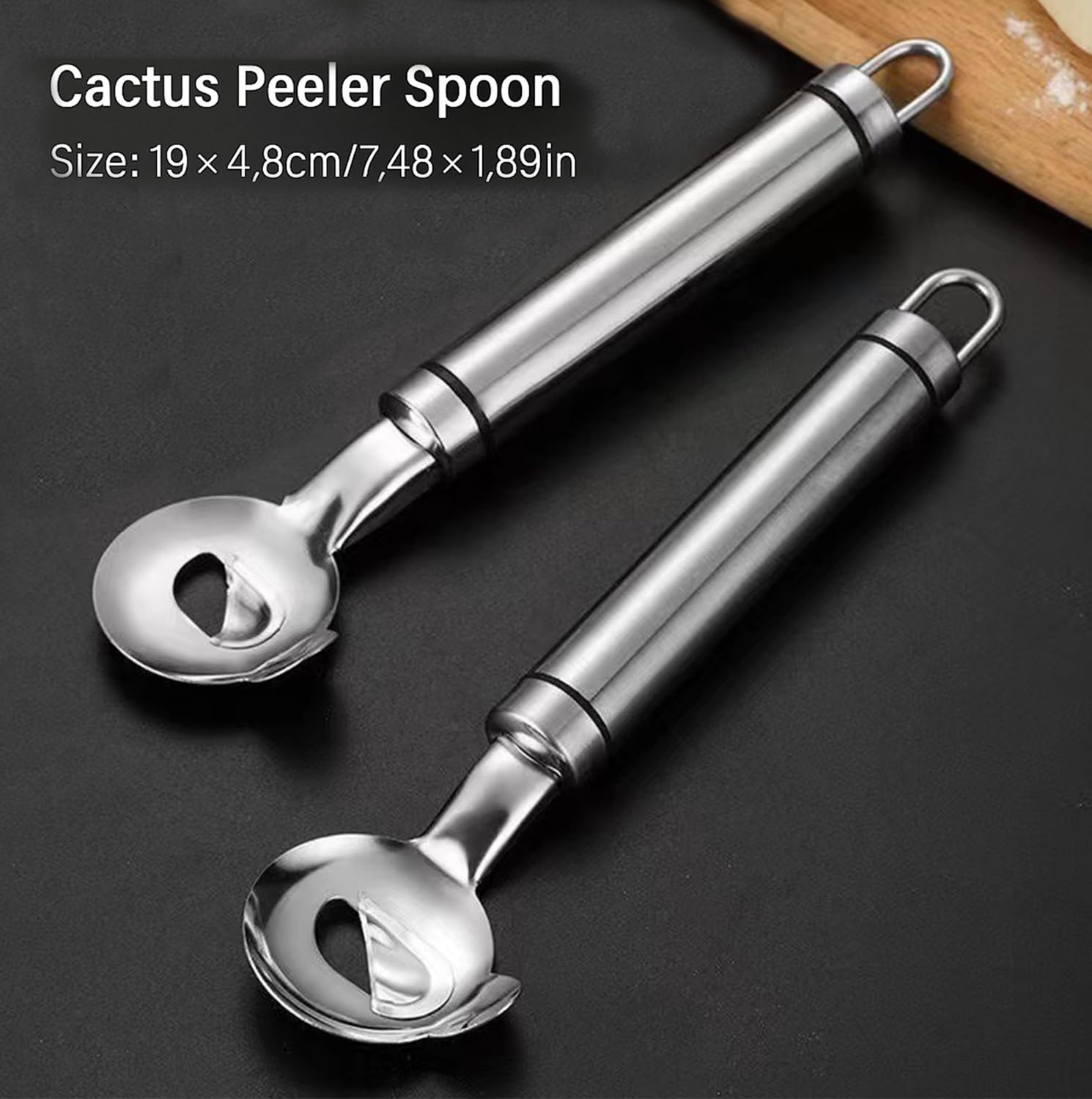 Cactus Peeler Tool, 2 Pack, Stainless Steel