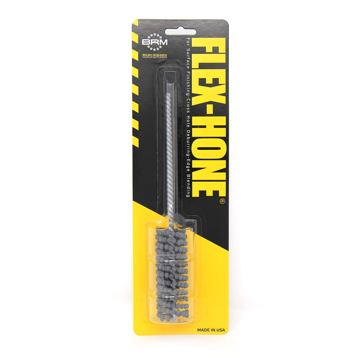 Brush Research BC10012 FLEX-HONE®, 1" (25.4mm) Diameter, 120 Grit, Silicon Carbide, For Mild Steel, Stainless Steel, Cast Iron and Softer Ferrous Materials