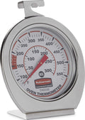 Rubbermaid Commercial Products Stainless Steel Monitoring Thermometer, Safe for Inside Oven/Grill/Smoker, 60-580°F Range, Easy to Read Food Thermometer For Food Resturant/Home Cooking