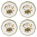 Portmeirion Botanic Garden Lotus Salad Plates - Scalloped Rim, Set of 4
