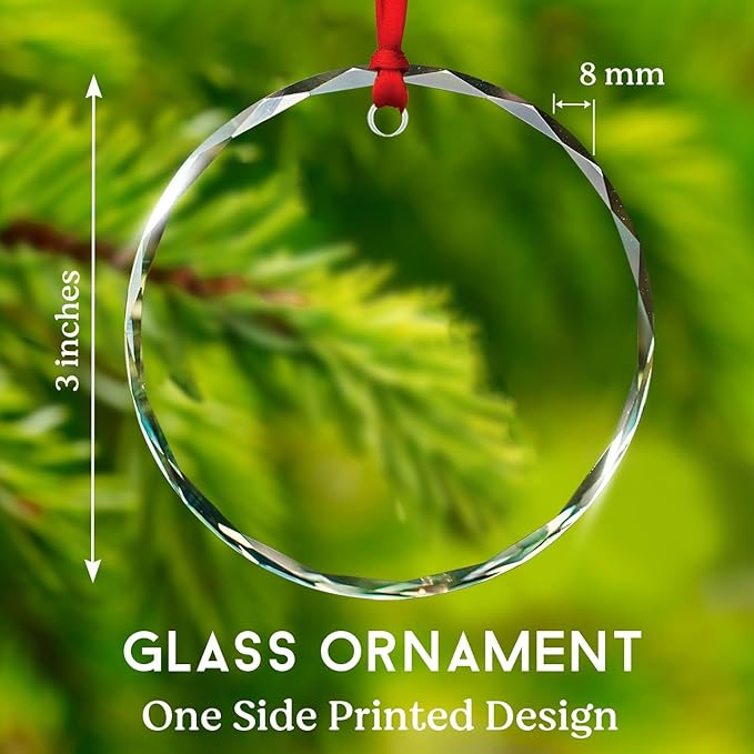 Balalaika Glass Ornament Christmas 2025, Personalized Musical Instrument Xmas Ornaments Gifts for Balalaika Players, Instrument Player Christmas Ornaments, Custom Text & Name Musician Glass Ornament
