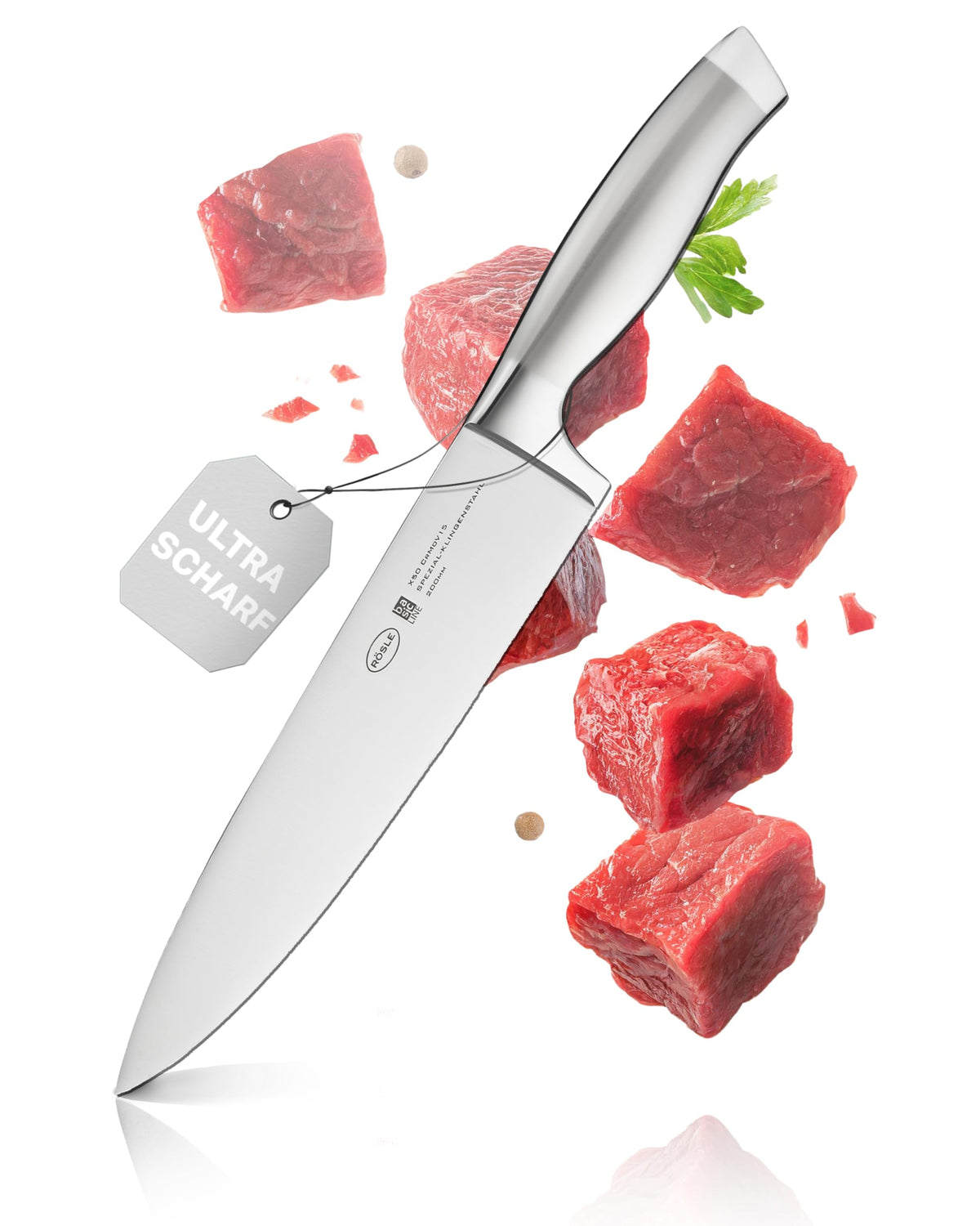 Rosle Basics Line Stainless Steel Pairing Knife, 3.5-inch Blade