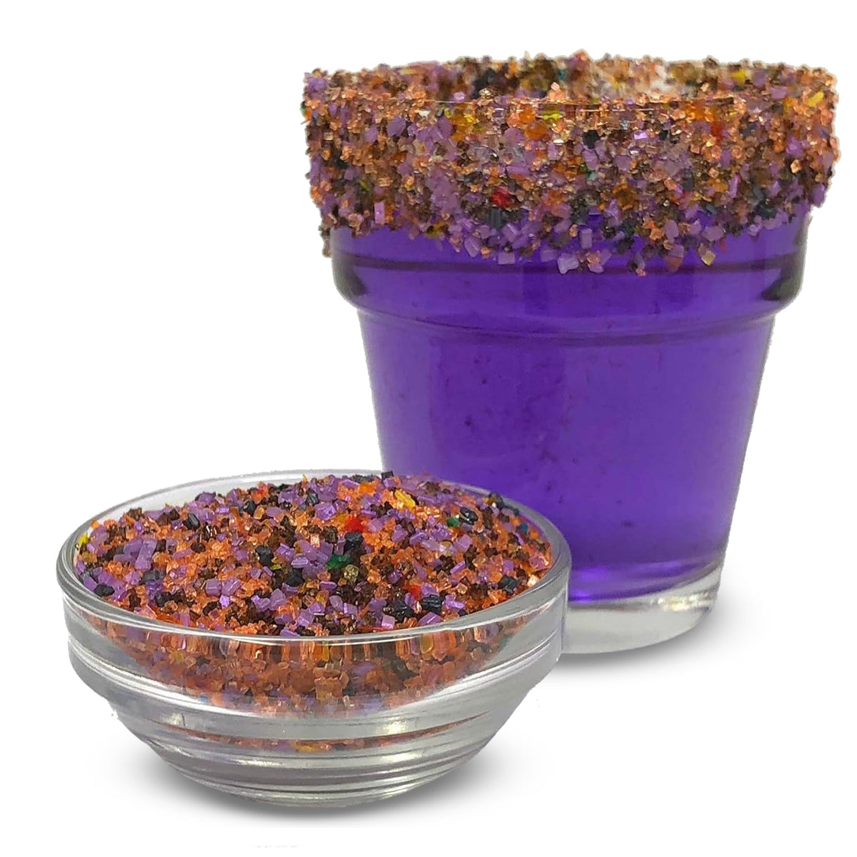 Snowy River Blue Dream, Cocktail & Margarita Sugar Rimmer - Vibrant Naturally Colored Sugar for Cocktail Rimming, Baking & Decorating, Medium Crystal - 80oz