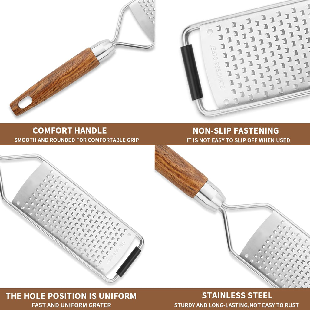AGIgear Professional Multi-Purpose Stainless Steel Cheese Grater