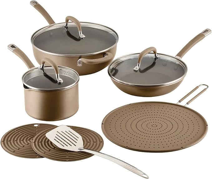 Circulon A1 Series w/ScratchDefense Nonstick Induction Wok with Lid, 14-Inch, Wok Pan with Lid, Graphite