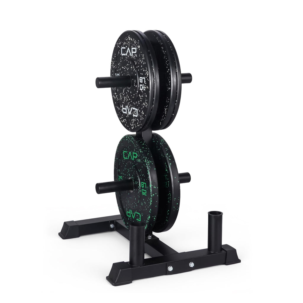 CAP 260lb Competition Olympic Bumper Plate Weight Set