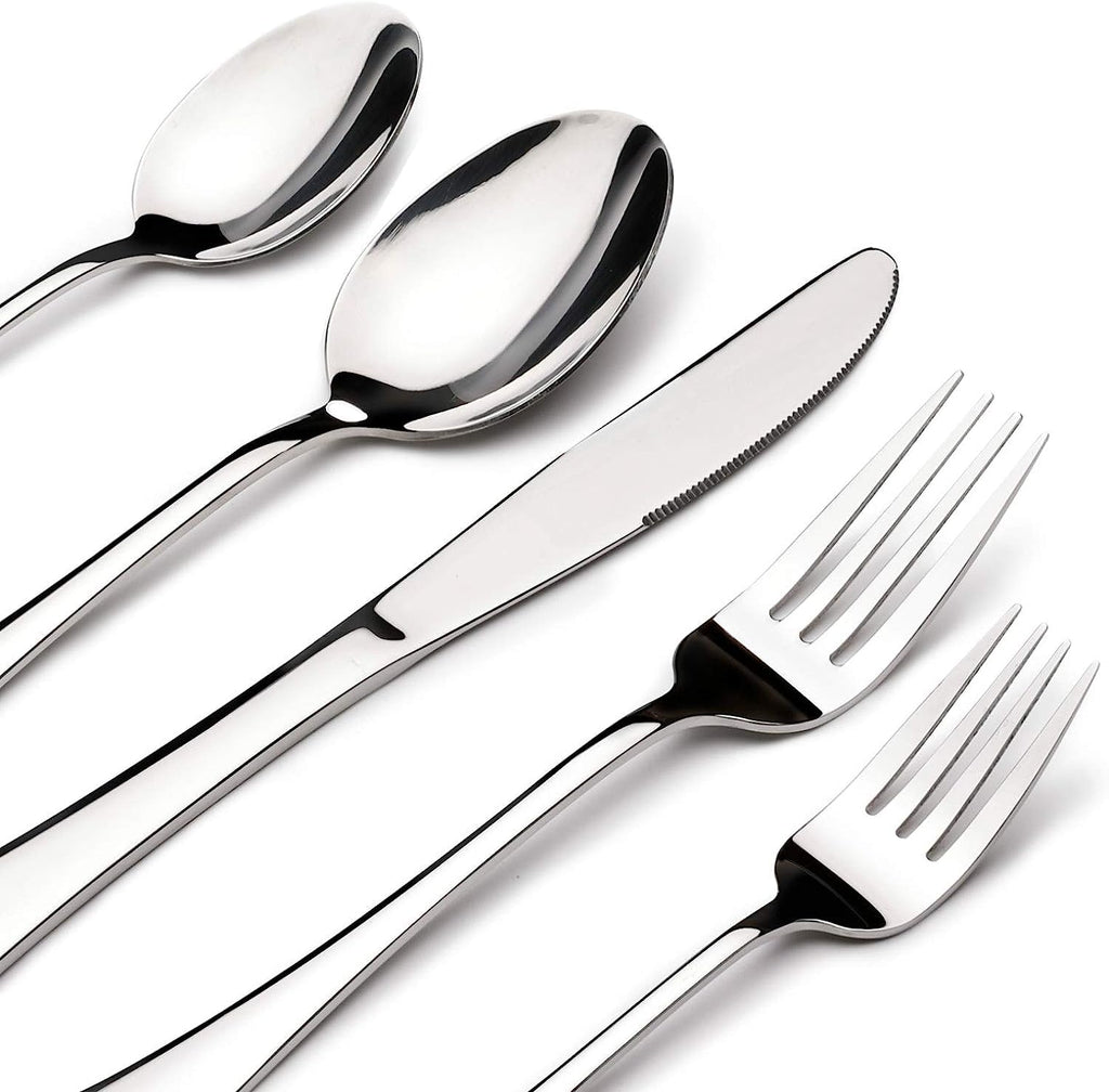 Silverware Set for 6,30 Piece Stainless Steel Flatware Utensils Cutlery Set