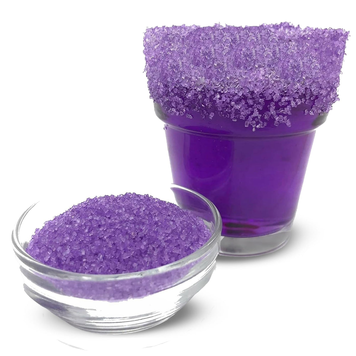 Snowy River Blue Dream, Cocktail & Margarita Sugar Rimmer - Vibrant Naturally Colored Sugar for Cocktail Rimming, Baking & Decorating, Medium Crystal - 80oz