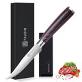PAUDIN Tomato Knife, 5 inch Serrated Tomato Knife with Sheath