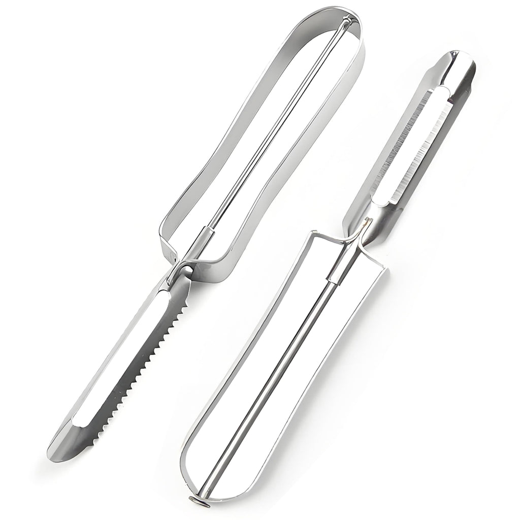 Potato Peelers for Kitchen, 2 Pcs, Just Like Mom's old steel Peeler