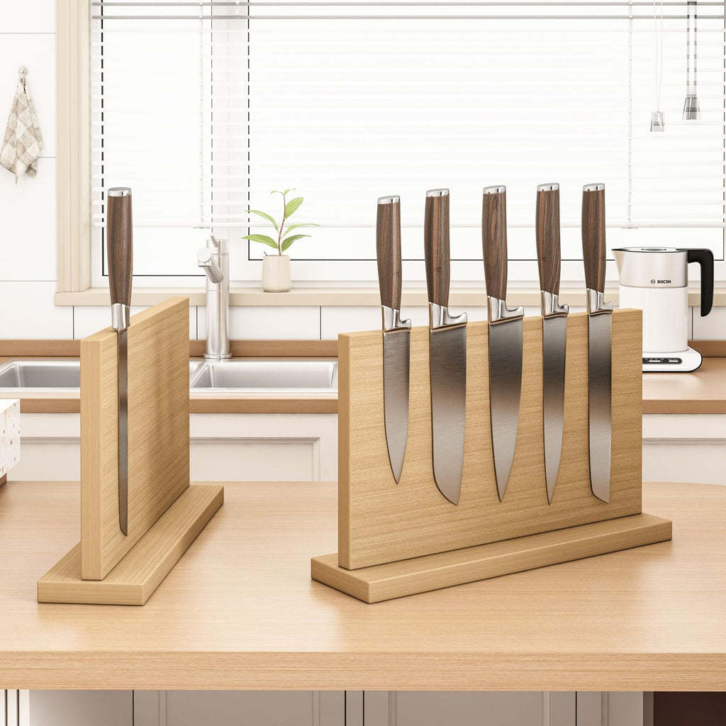 THMINS Large Magnetic Knife Holder, 16 x 9 Inch Magnetic Knife Block