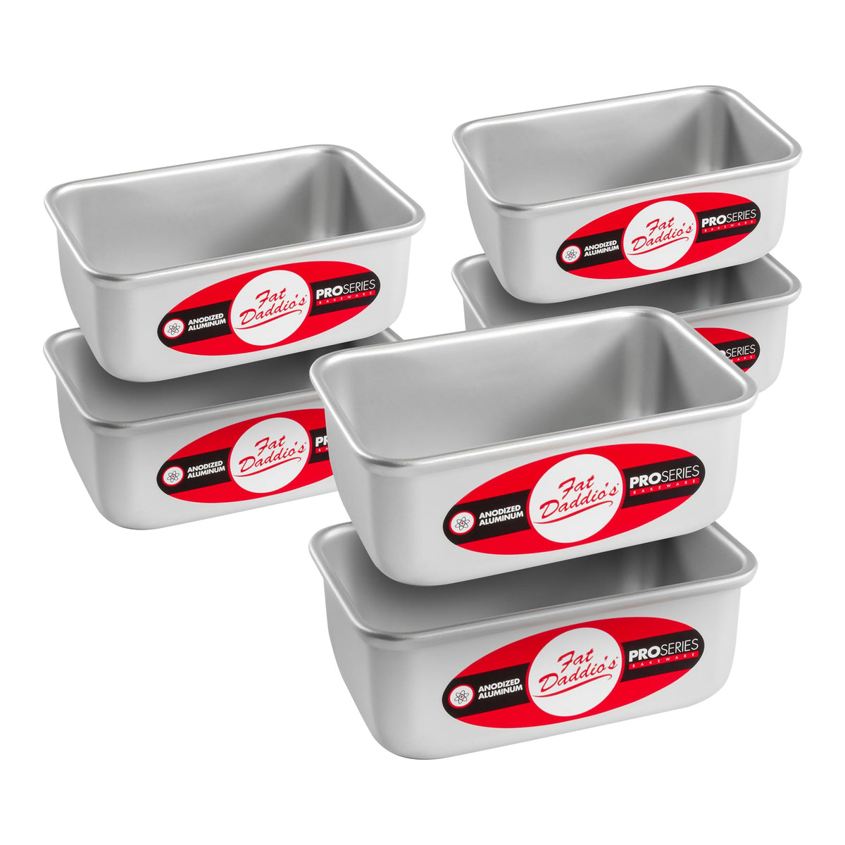 Fat Daddio's BP-5643 Anodized Aluminum Bread Loaf Pan, 9 x 5 x 2.5 inch