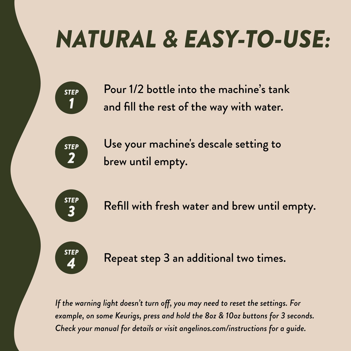 Universal Descaling Solution for Keurig, Nespresso, Breville, DeLonghi & Ninja (2 Uses) – Professional Coffee Descaler & Cleaner – Removes Limescale to Restore Flow & Temp – Odorless & Residue-Free