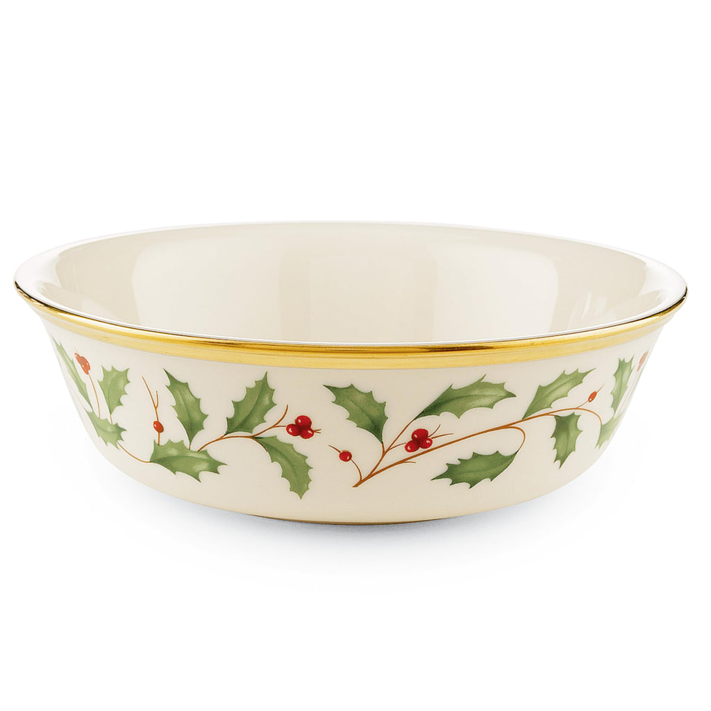 Lenox Holiday Porcelain Christmas Salad Plate Set for 4