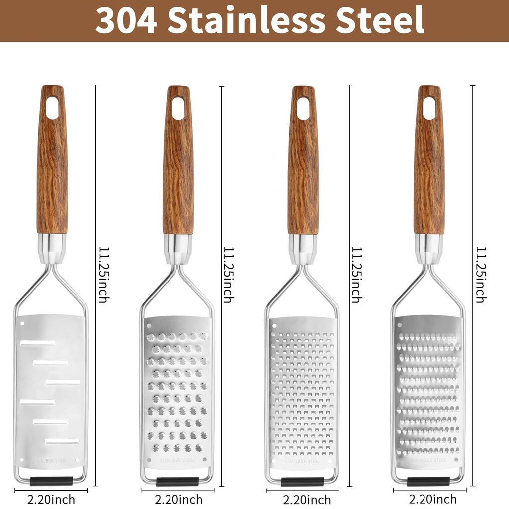 AGIgear Professional Multi-Purpose Stainless Steel Cheese Grater