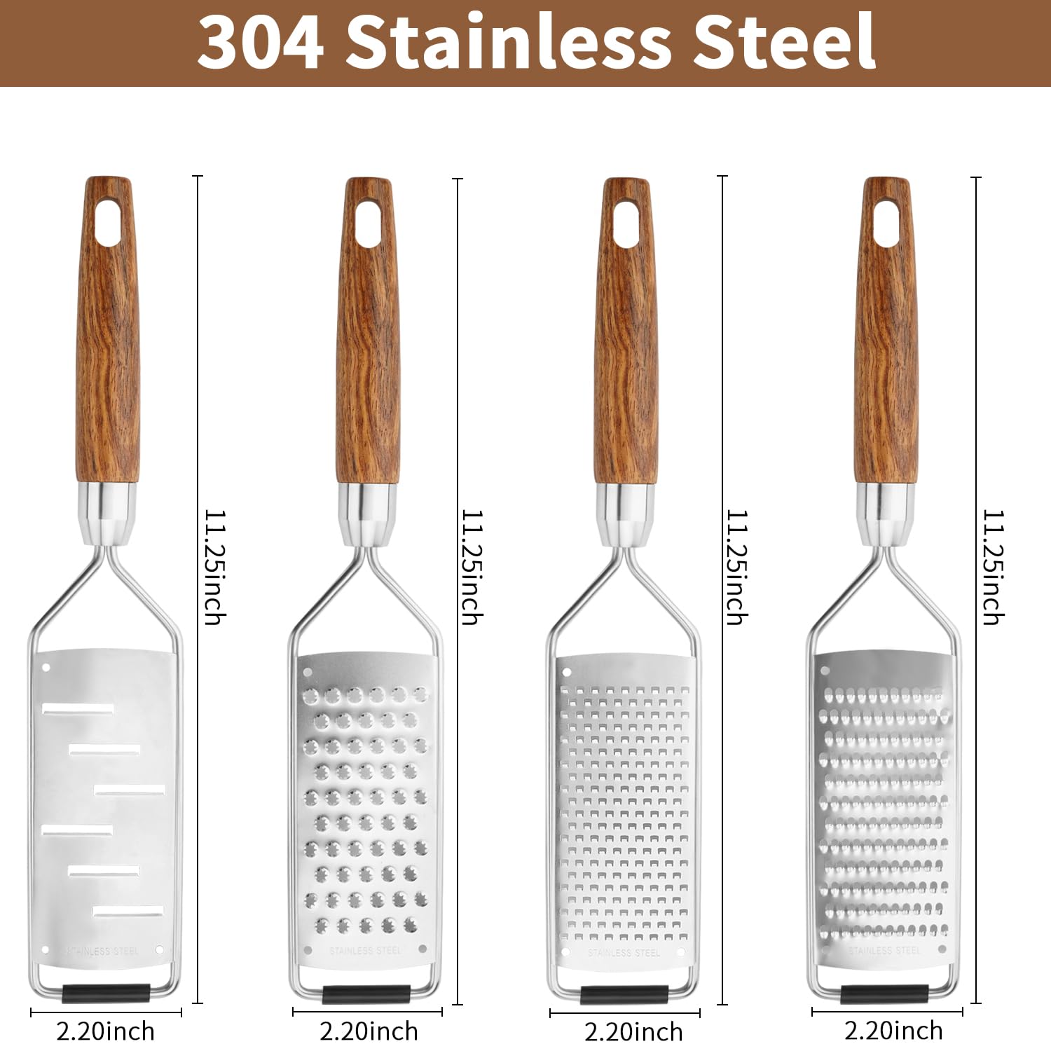 AGIgear Professional Multi-Purpose Stainless Steel Cheese Grater