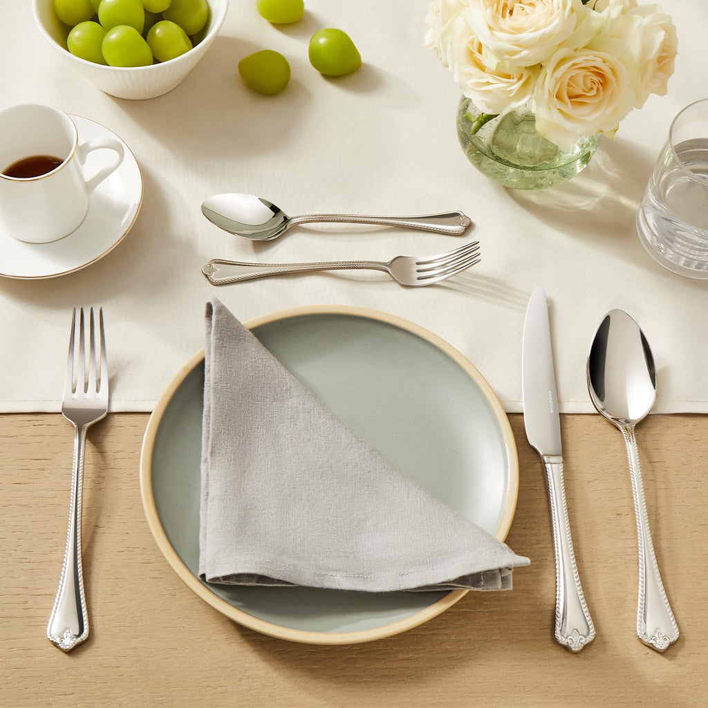 KINGSTONE 40-Piece Silverware Set, 18/10 Stainless Steel Flatware Set for 8