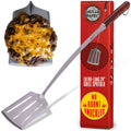 Grill Spatula 24-inch Super Long for Grilling Barbecue Griddle and Fire Pit Extra Strong Curved Neck Premium Hardwood Handle Large Stainless Steel Blade For BBQ Outdoor Kitchen and Grilled Food
