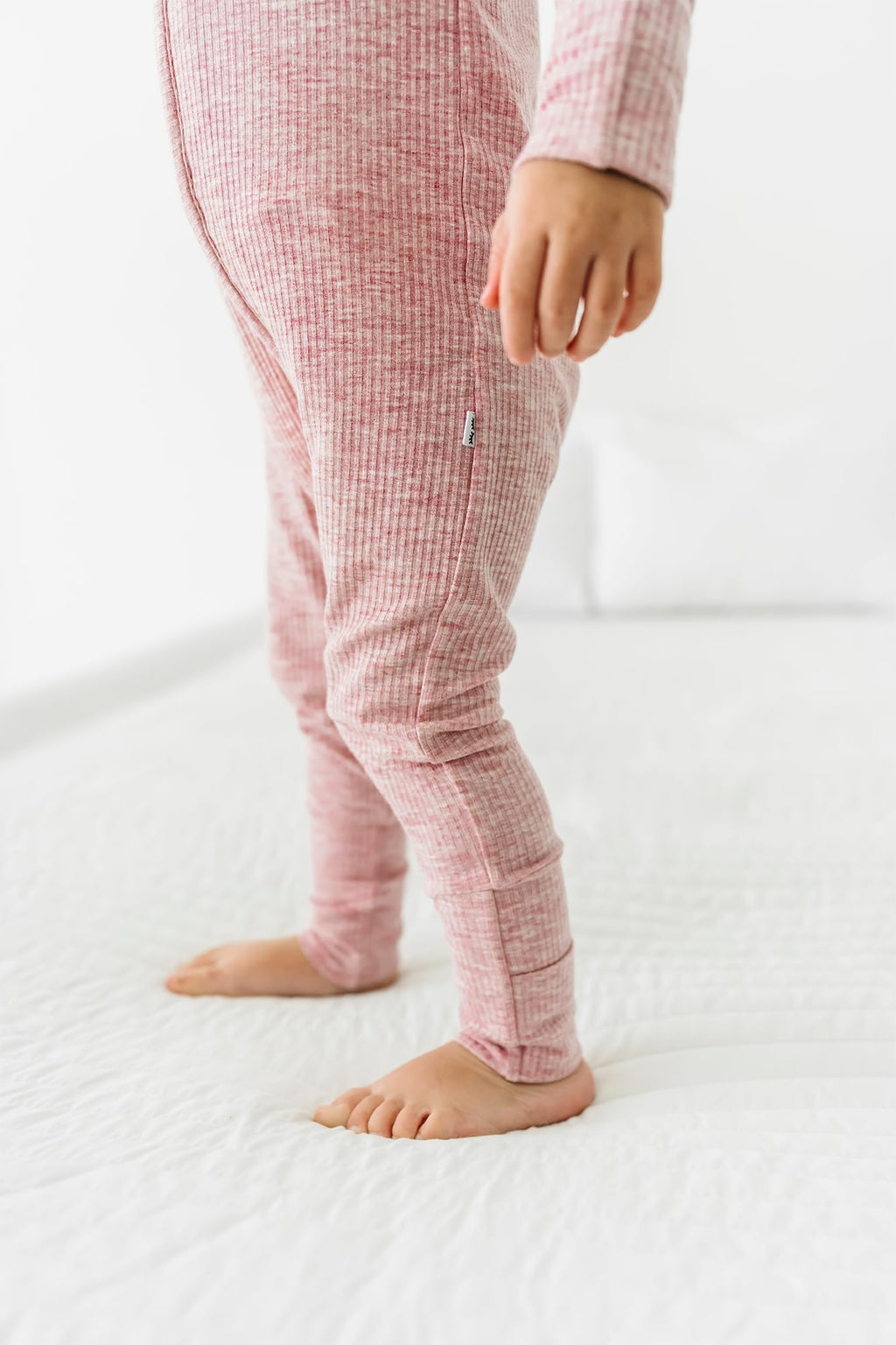 Little Sleepies Baby Pajamas, Heather Mauve, 6-12M