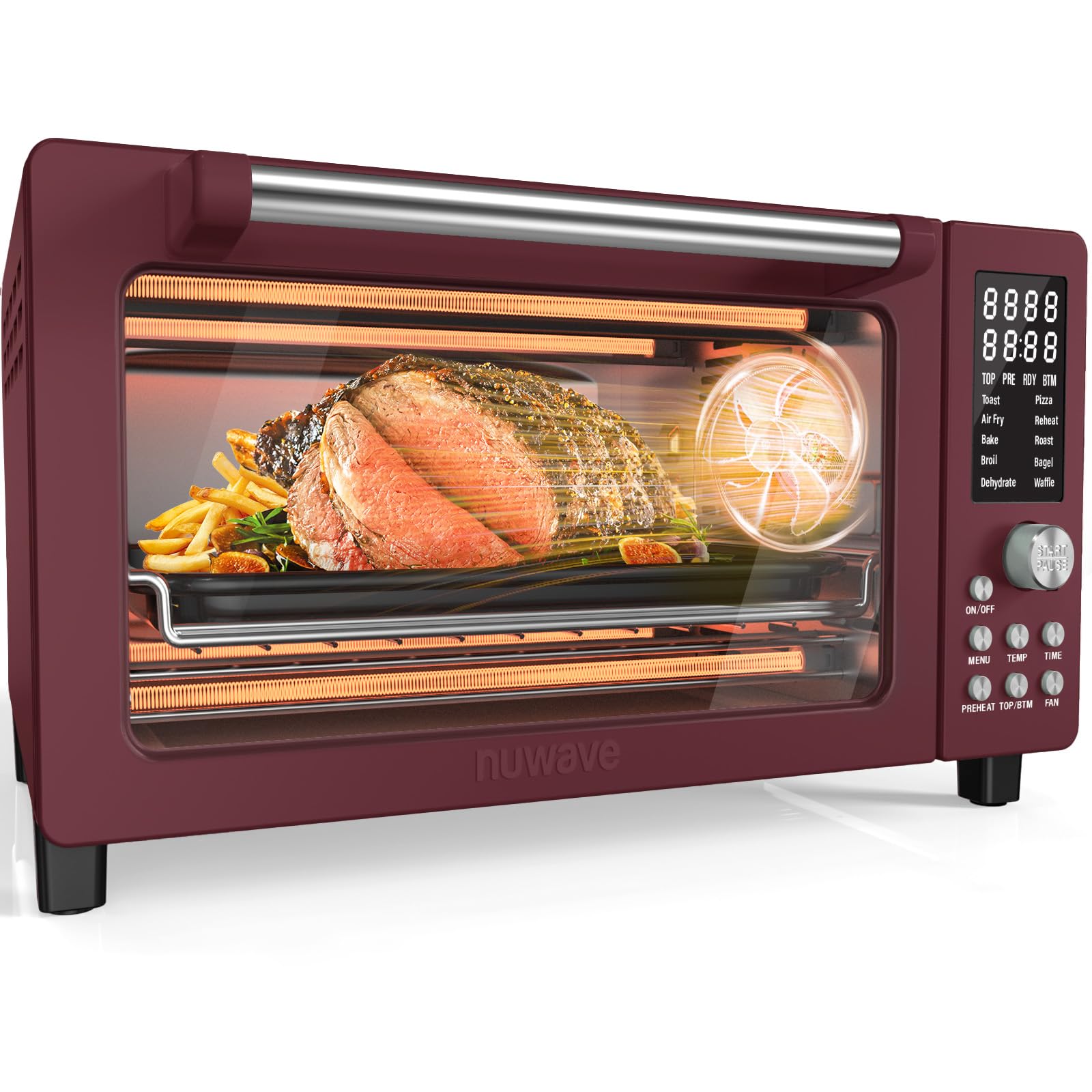 Nuwave Bravo Pro Smart Air Fryer Toaster Oven Countertop Combo