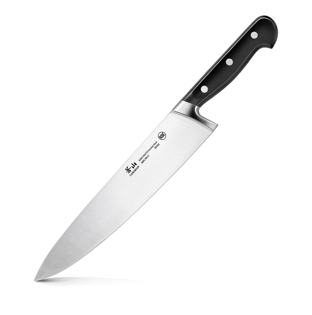 Cangshan V2 Series 59182 German Steel Forged Chef Knife, 9.5-Inch