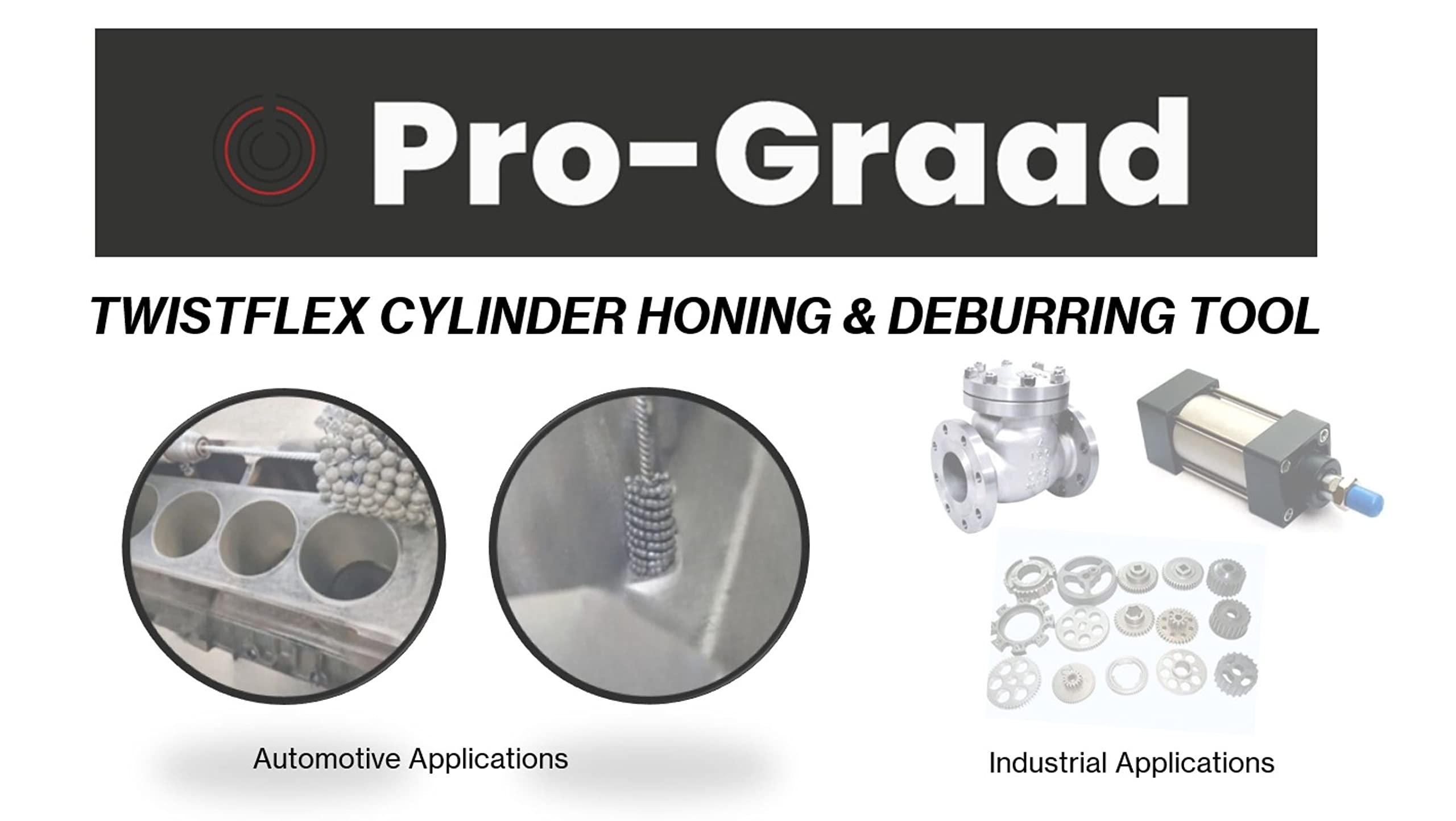 1" 240 Grit Silicon Carbide TwistFlex Cylinder Hone for 0.93"- 1.02" Bores