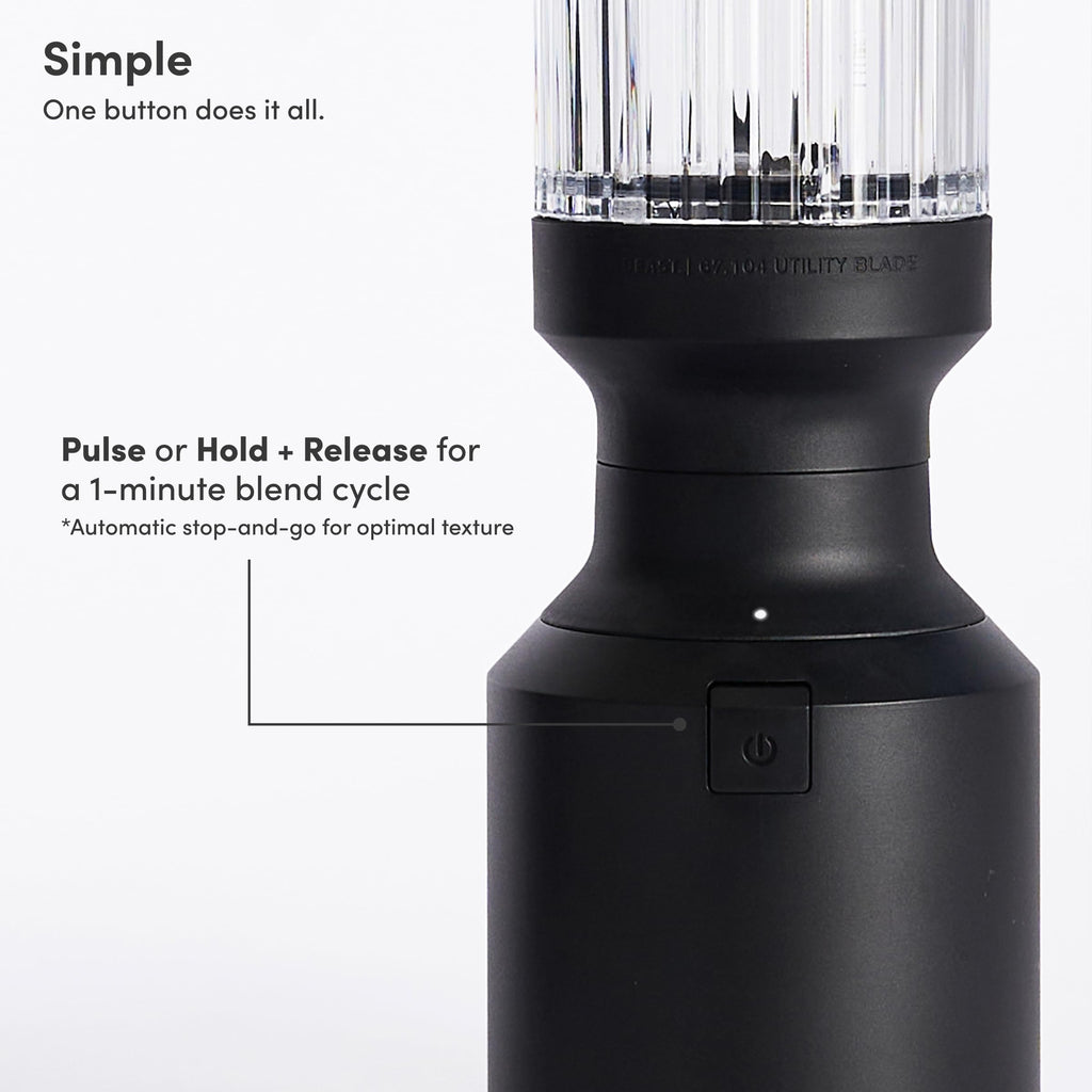 Beast Mini Blender, Countertop Kitchen Blender, Carbon Black, 600W