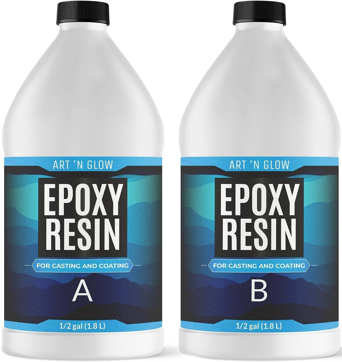 Crystal Clear Epoxy Resin 2 Gallon - Food Safe, UV Resistant, Bubble Free