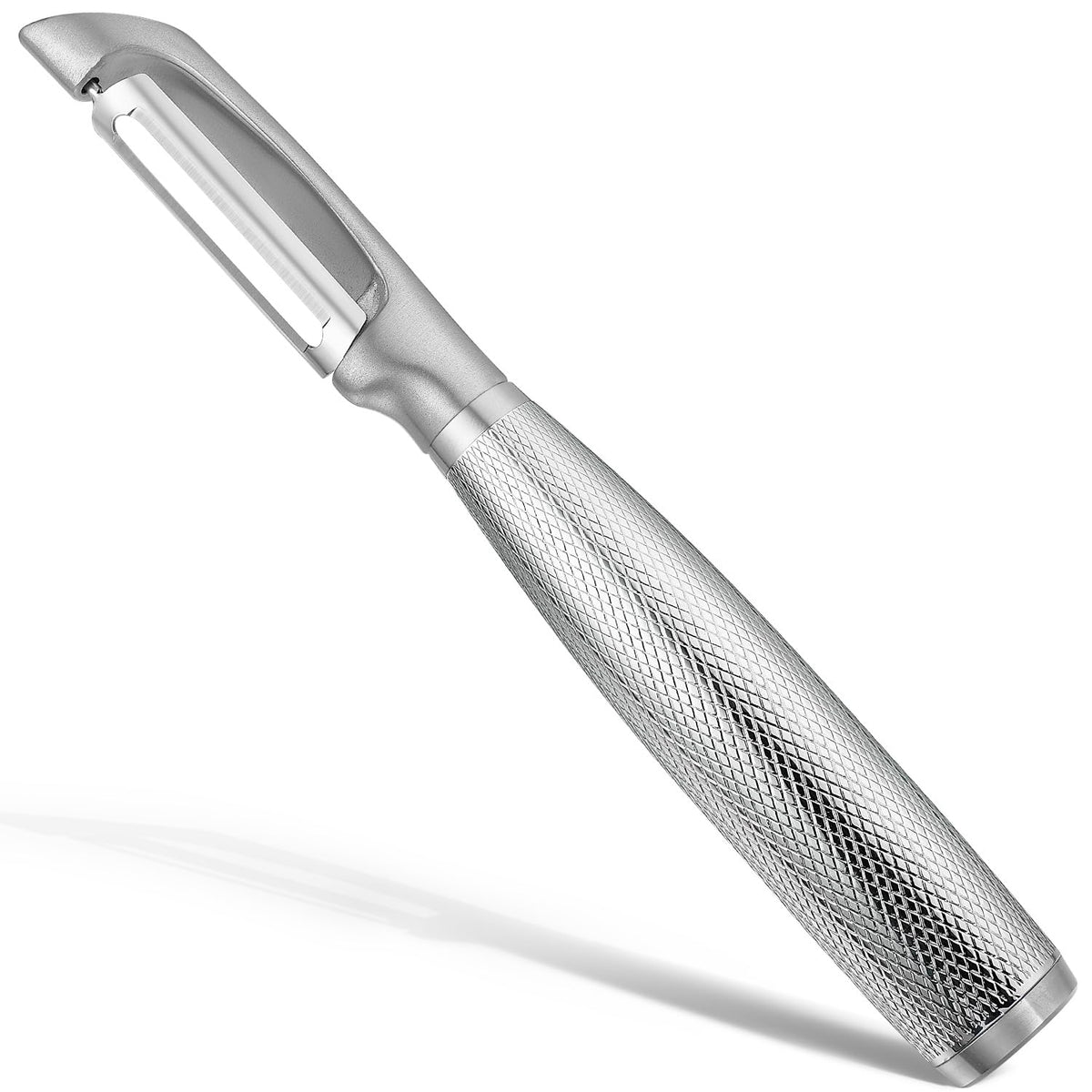 KULUNER Luxury I-Type Vegetable Peeler – 24K Gold Plated Handle, 304 Stainless Steel Ultra Sharp Blade, Ideal for Potatoes, Apples, and Other Fruits & Vegetables