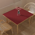 Zinkooat Faux Leather Table Cover,1.8mm Thick,54x54 Inch Table Protector,Table Protector For Dining Room Table,Dining Table Cover,Table Cover Protector,Protector Para Mesa De Comedor(Brown+Gray,54x54)