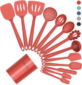 Coukre Silicone Kitchen Cooking Utensils Set, Heat Resistant, 14-Piece
