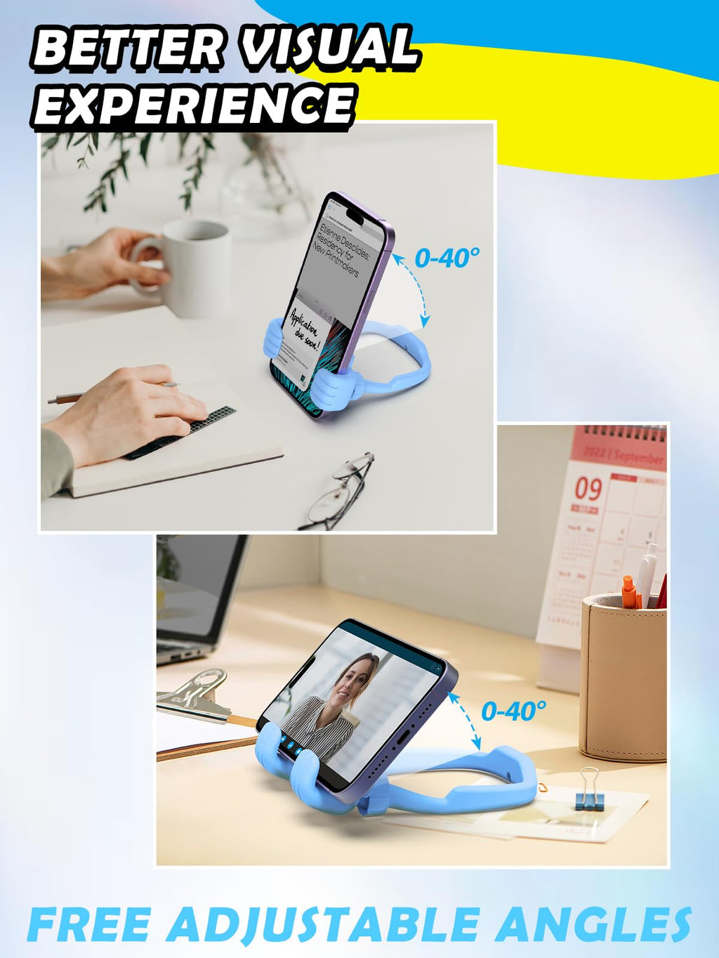 Stocking Stuffers for Teen Boys Girls Kids Christmas Thumbs Up Phone Holder