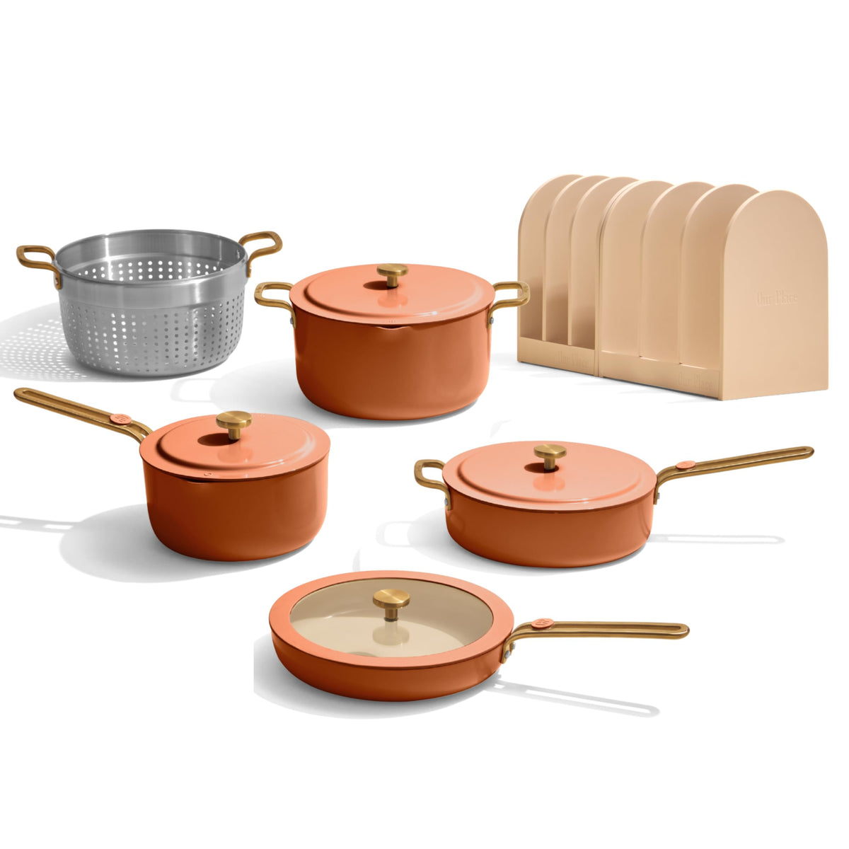 Our Place Essentials Cookware Set, 11-Piece Ceramic Cookware Set