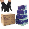Dr.GreenPanda Black Nitrile Exam Gloves Large 1000pcs 3mil Food Safe