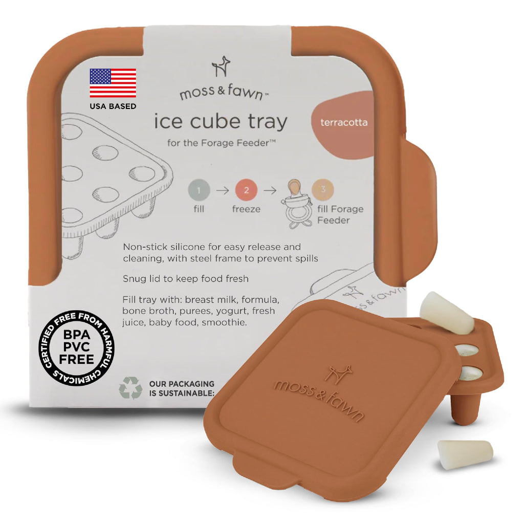 Moss and Fawn Ice Cube Tray - Breast Milk Popsicle Mold - Fern