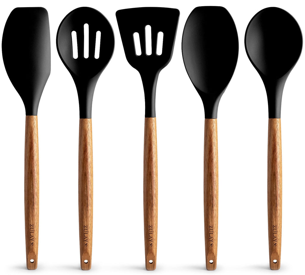 Zulay Kitchen 8 Piece Silicone Utensil Set