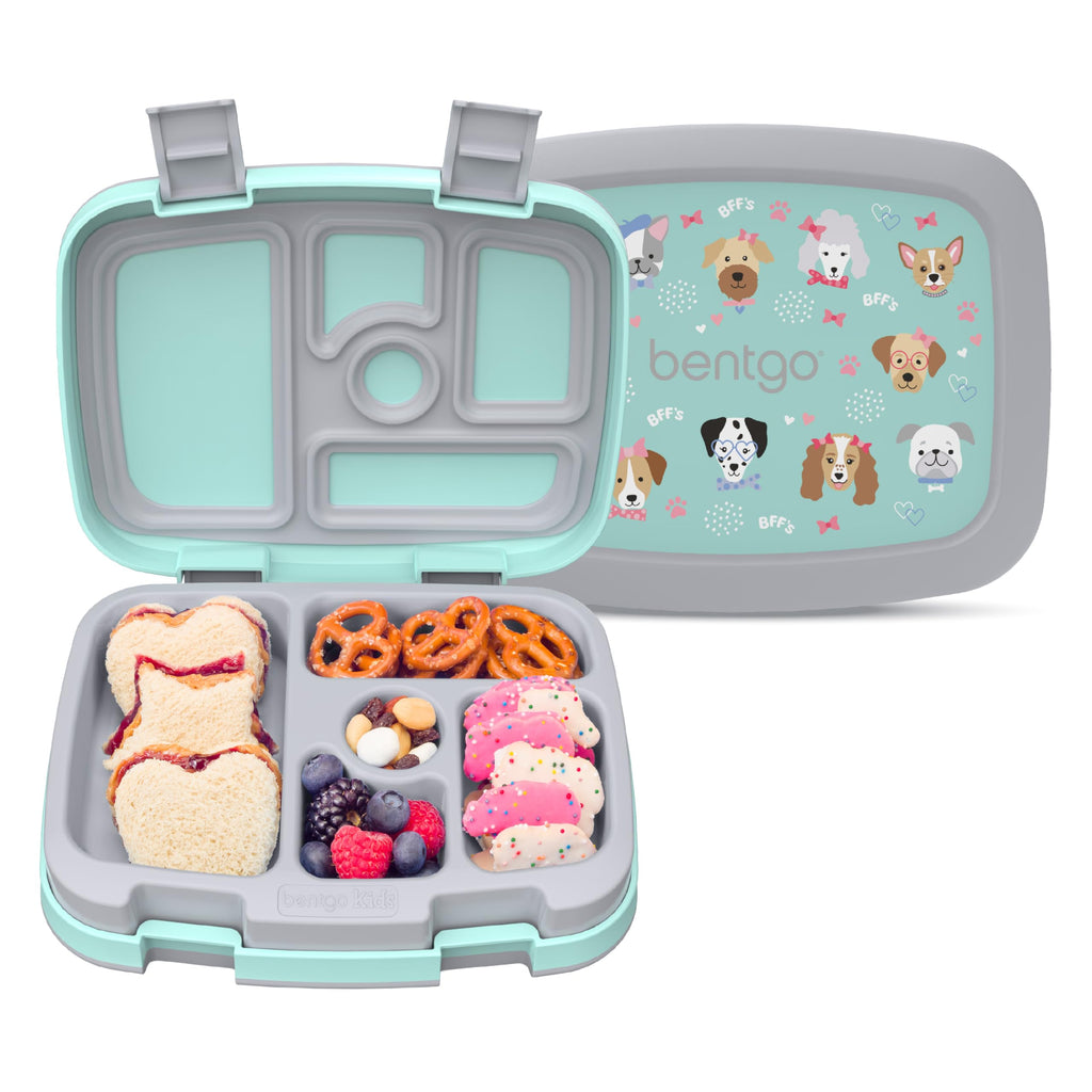 Bentgo Kids Prints Leak-Proof 5-Compartment Bento-Style Kids Lunch Box