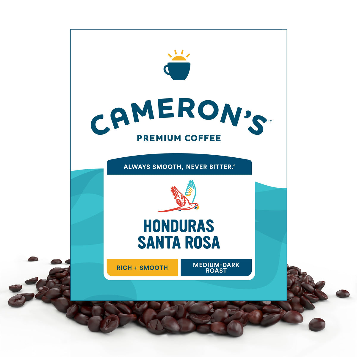 Cameron's Coffee Roasted Whole Bean Coffee, Donut Shop, 28 Ounce