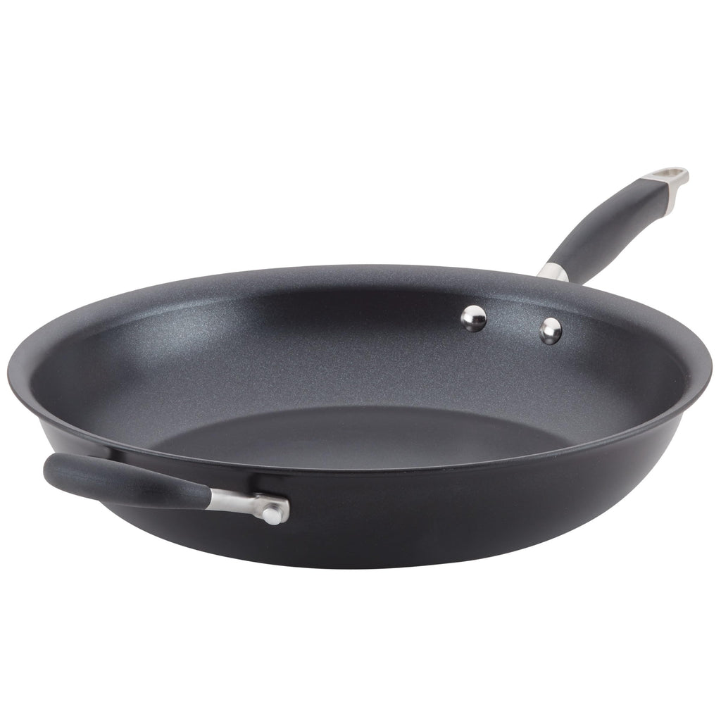 Anolon Advanced Home Nonstick Frying Pan with Helper Handle 14.5-Inch, Onyx