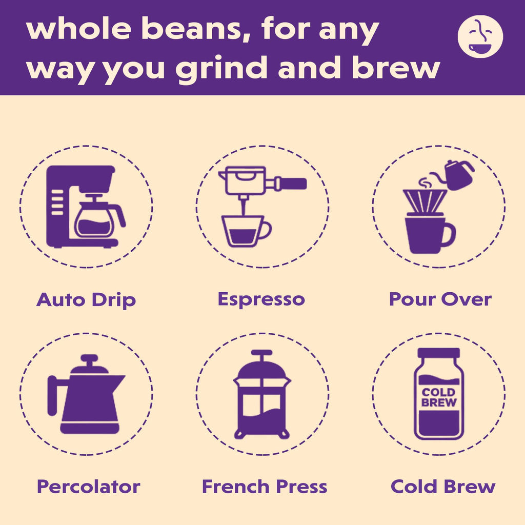 Coffee Bean Direct Tanzanian Peaberry, Whole Bean, 5lb Bag