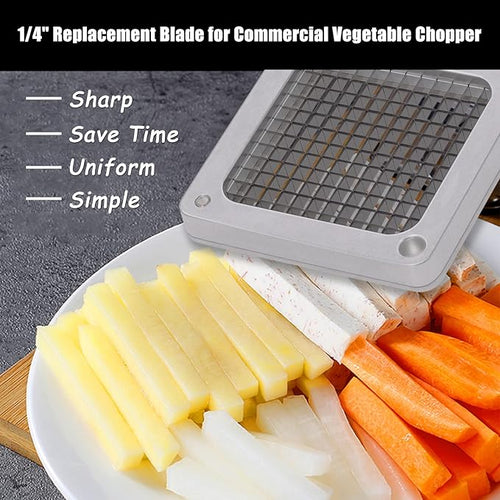 1/4" Replacement Dicer Chopper Blade with Pusher Block