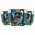 Glade 3-Wick Scented Candle Jar, Balsam & Spruce, Air Freshener Infused with Essential Oils, 6.8 Oz, 3 Count