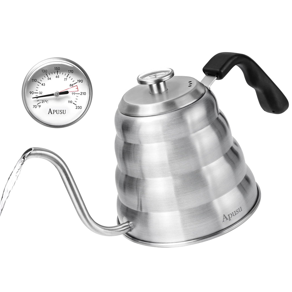 Pour Over Coffee Kettle,Gooseneck Camping Coffee Maker Pot,Small,304,12oz